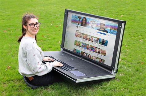 This 43-inch screen laptop defies portability, proving bigger is not ...