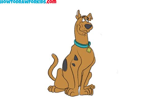 How to Draw Scooby-Doo - Easy Drawing Tutorial For Kids