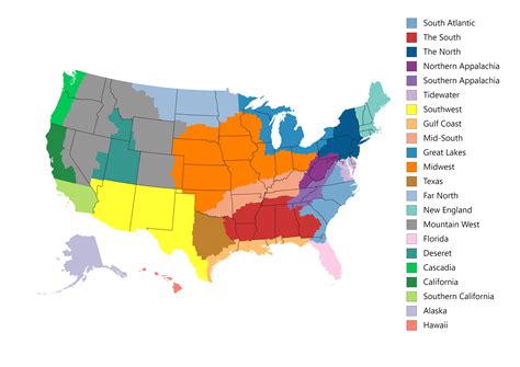 Map Of Northern Usa