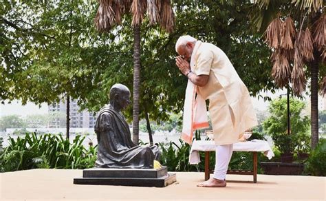 PM attends centenary year celebrations of Sabarmati Ashram in Ahmedabad ...