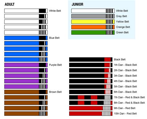 The BJJ Belts and Grading System