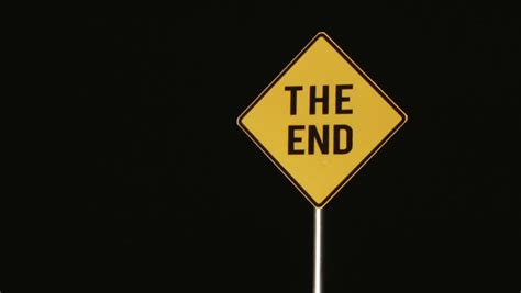 The End - Signs Stock Footage Video 3392195 - Shutterstock