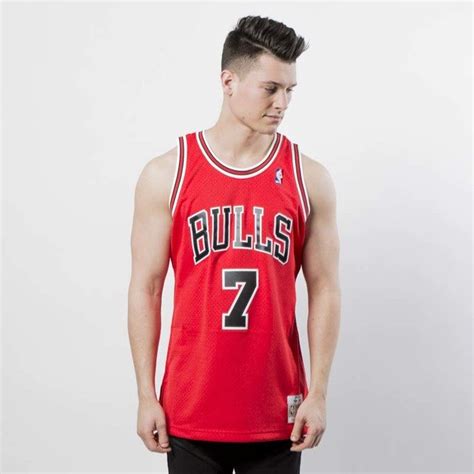 Mitchell & Ness Chicago Bulls #7 Toni Kukoc red / black Swingman Jersey ...