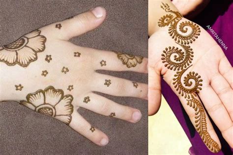 51+ Mehndi Designs For Kids - Simple Yet Adorable! - Wedbook