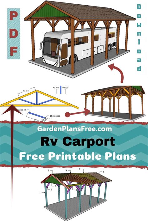 How to Build a RV Carport | Carport plans, Rv carports, Diy carport