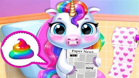 Fun New Born Pony Care Kids Game - My Baby Unicorn - Cute Pet Care ...