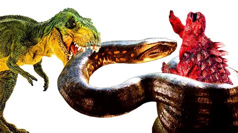 Titanoboa Monster Snake Vs T Rex