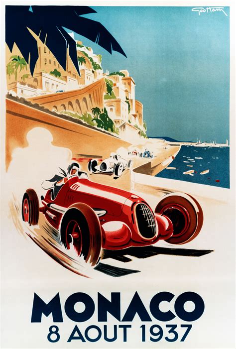 Pin by Lorraine Wile on max's room. | Vintage racing poster, Art deco ...