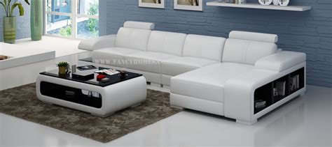 Buy Levita-C Contemporary Chaise Leather Sofa | Fancy Homes