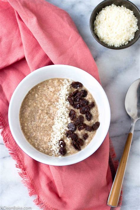 Grain Free Hot Cereal (Faux-tmeal) | A Clean Bake