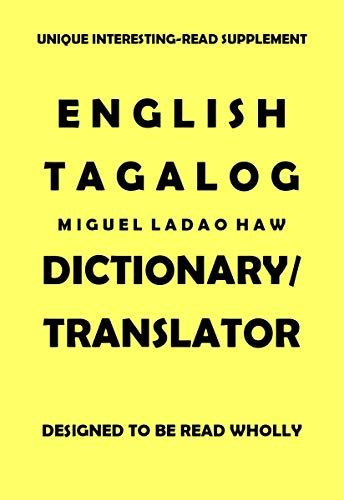 Dictionary Tagalog English Translate