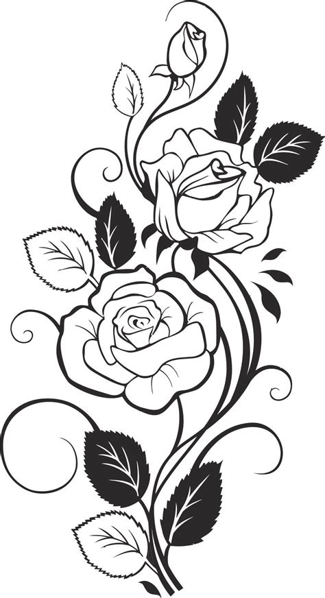 Flower Clipart Black And White Free Download - Beautiful Insanity