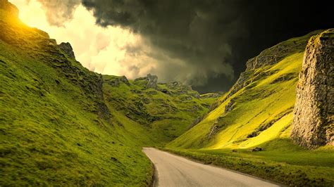 Green mountains, nature, landscape, mountains, rock HD wallpaper ...