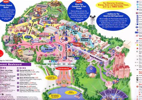 Hollywood Studios map | Disney world hollywood studios, Hollywood ...