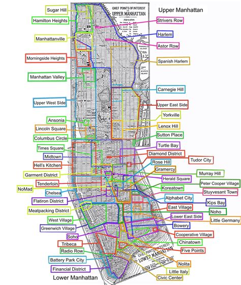 Neighborhoods of New York City : r/MapPorn