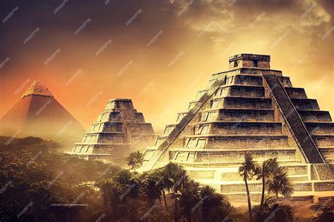 Mayan Empire Pyramids