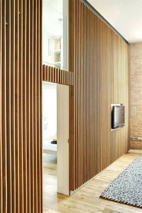 Vertical wood panel wall | Wood slat wall, Interior, Timber walls