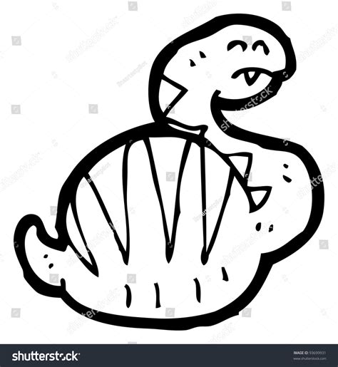 Cartoon Fat Snake Raster Version Stock Illustration 93699931 - Shutterstock