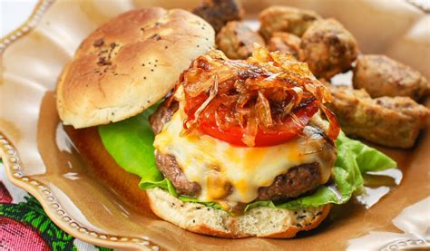 Best Venison Burger Recipe with Caramelized Onions