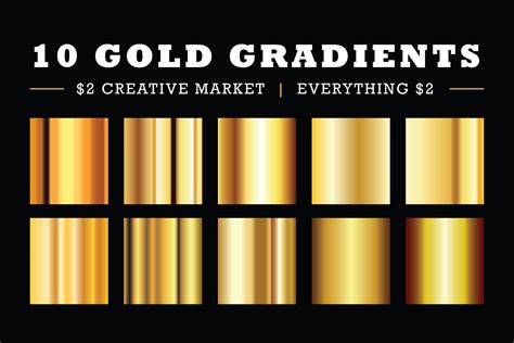 √ Gold Photoshop Gradient