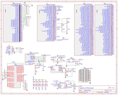 Spartan 6 fpga board - EasyEDA