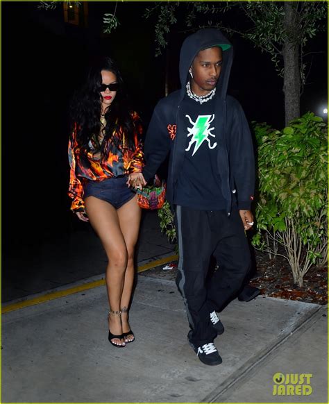 Rihanna & A$AP Rocky Enjoy a Dinner Date Together in Miami: Photo ...