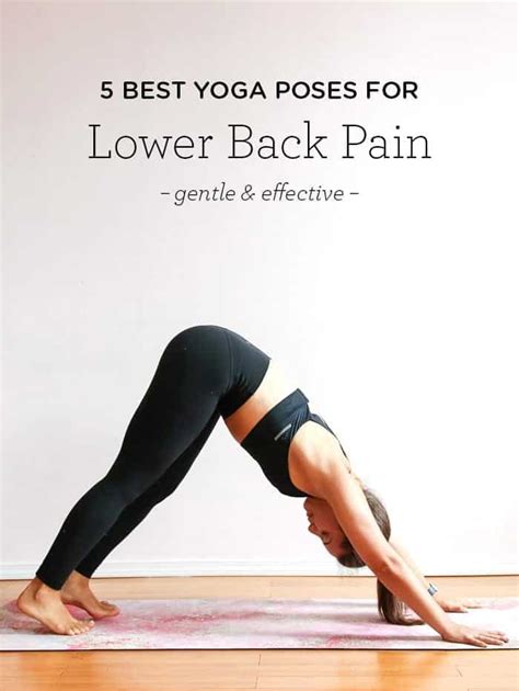 5 Yoga Poses for Lower Back Pain - Simply Quinoa