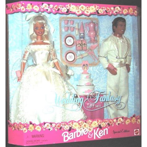 Barbie and Ken Wedding Fantasy Gift Set Special Edition Bride and Groom ...