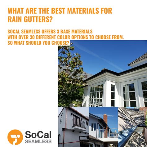 What Are The Best Materials For Rain Gutters?