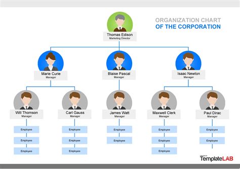 41 Organizational Chart Templates (Word, Excel, PowerPoint, PSD)