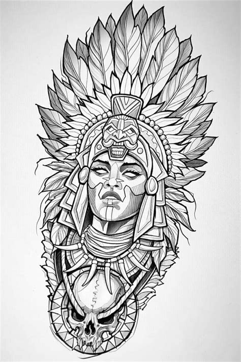 ArtTeeHall Shop | Redbubble | Aztec tattoo designs, Sketch tattoo ...