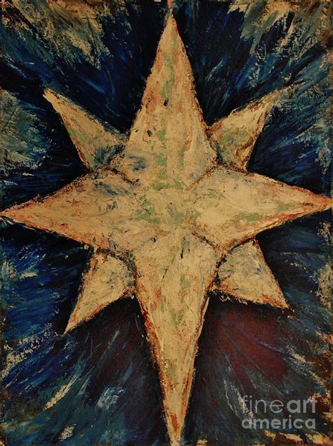 Star Of Bethlehem Painting by Wayne Cantrell