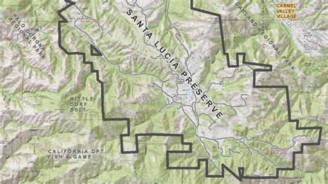 Santa Lucia Preserve Map | Draw A Topographic Map