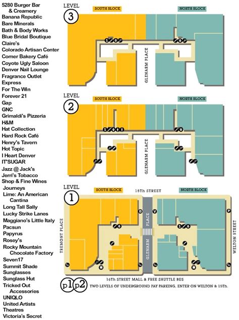 16th Street Mall Denver Map - Oconto County Plat Map