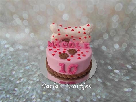 Dog Bone Cake - Decorated Cake by Carla - CakesDecor