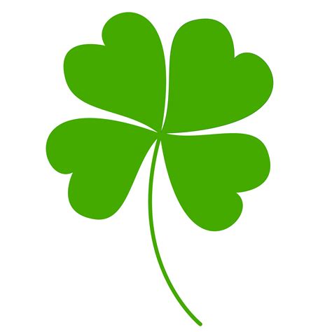 Clipart - Four-leaf Clover