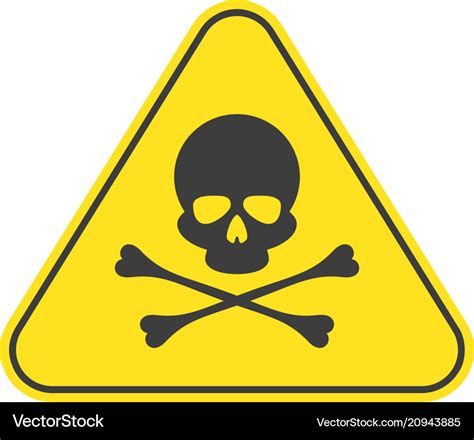 Danger sign Royalty Free Vector Image - VectorStock