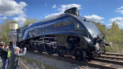 LNER A4 60007 Sir Nigel Gresley back in BR Blue! Nene Valley Railway ...