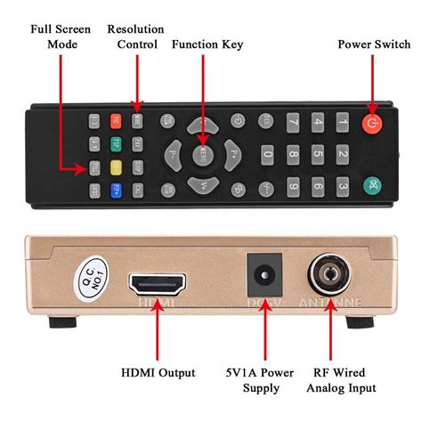 RF to HDMI All-standard Converter Analog TV Receiver Adapter | Shopee ...