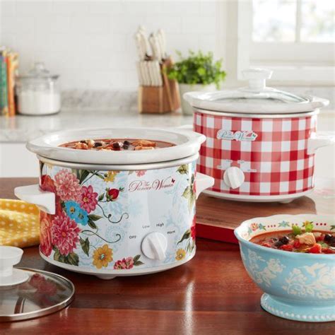 The Pioneer Woman 1.5 Quart Slow Cooker (Set of 2) | Slow cookers, Slow ...