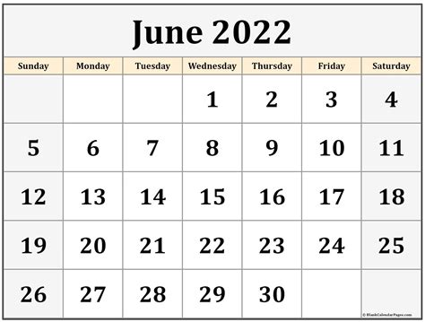 June 2022 calendar | free printable calendars