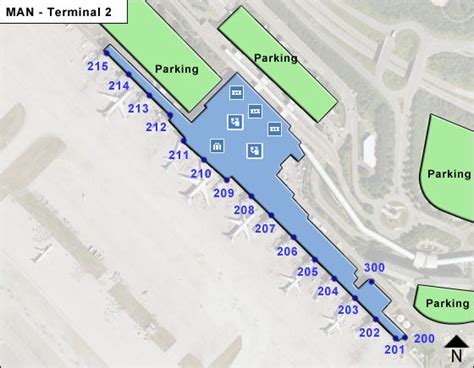 Manchester Airport Terminal Map