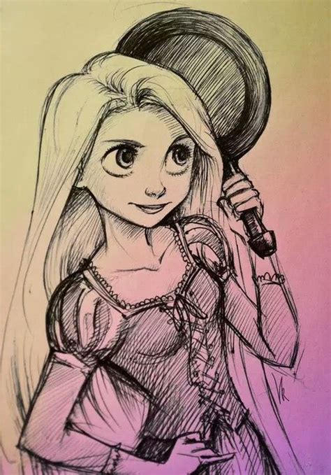 Enredados | Disney art, Disney sketches, Disney fan art