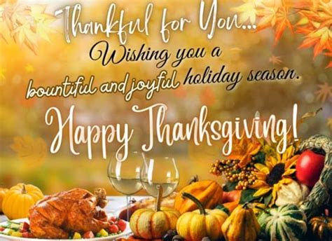 Wish Happy Thanksgiving To Everyone Free Happy Thanksgiving eCards ...