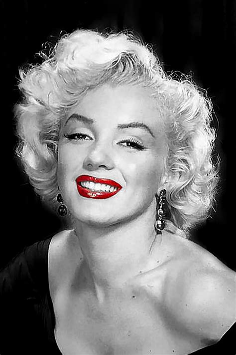 Marilyn Monroe Black White