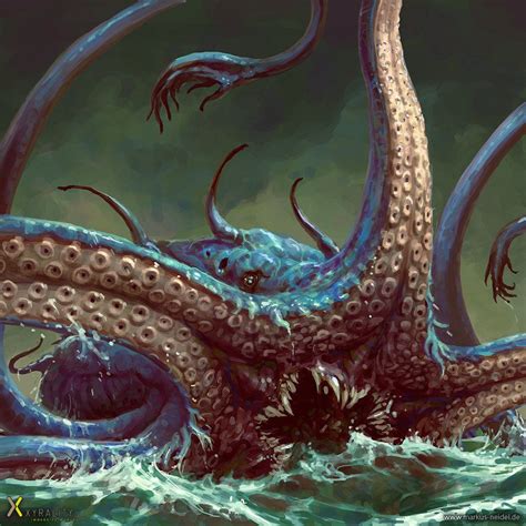 Kraken, Markus Neidel on ArtStation at https://www.artstation.com ...