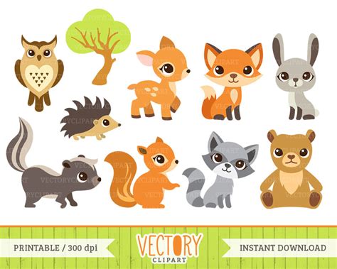 Forest Animals Clipart & Forest Animals Clip Art Images - HDClipartAll