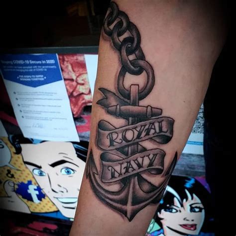 Top 51+ Best Navy Anchor Tattoo Ideas - [2021 Inspiration Guide]