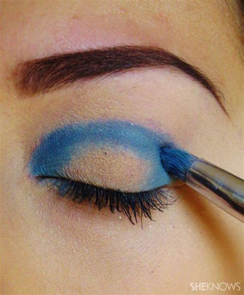 Seattle Seahawks eye makeup tutorial