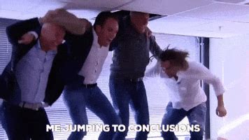 Jump To Conclusions GIFs - Find & Share on GIPHY